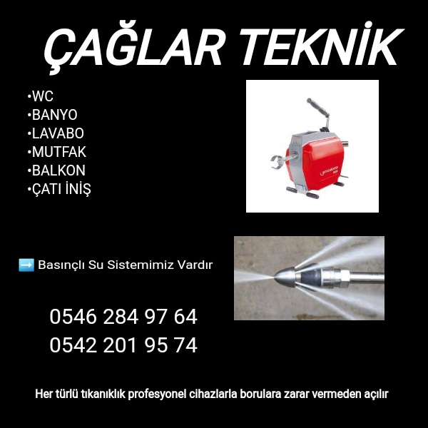 Eskişehir Tıkanıklık Açma-Logar Açma- Çağlar Teknik Temizleme